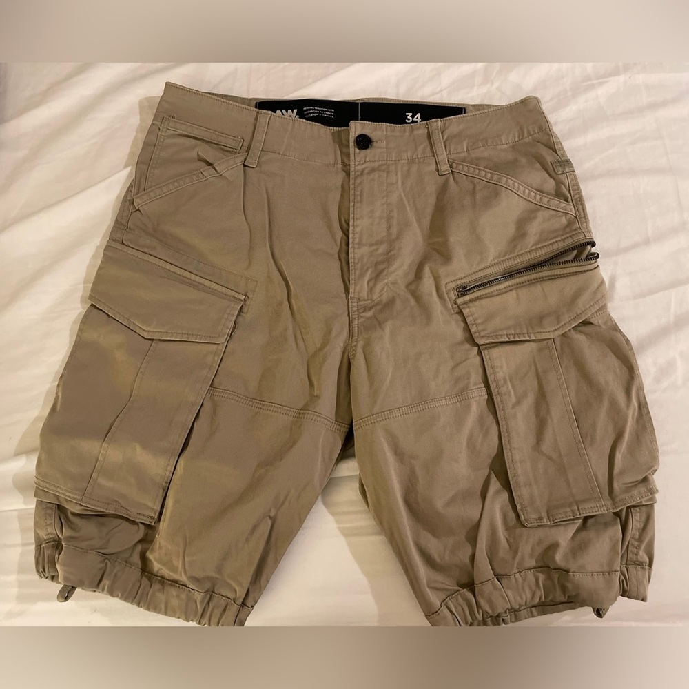 G-Star Raw Rovic Relaxed Cargo Shorts Khaki Men’s Size 34